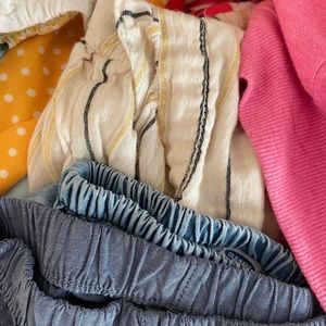 Random assortment of baby girl clothes